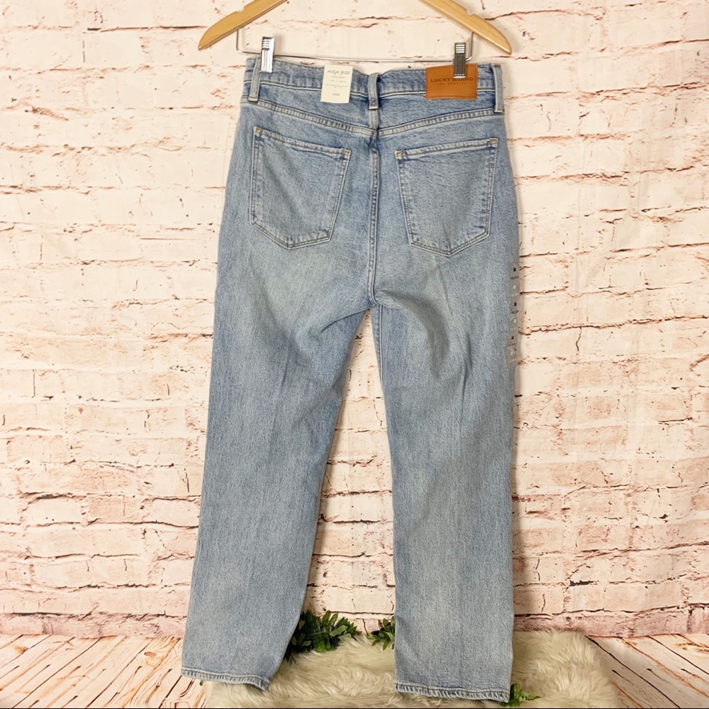 Lucky Brand High Rise Straight Zoe Jeans Size 10 - Picture 3 of 7